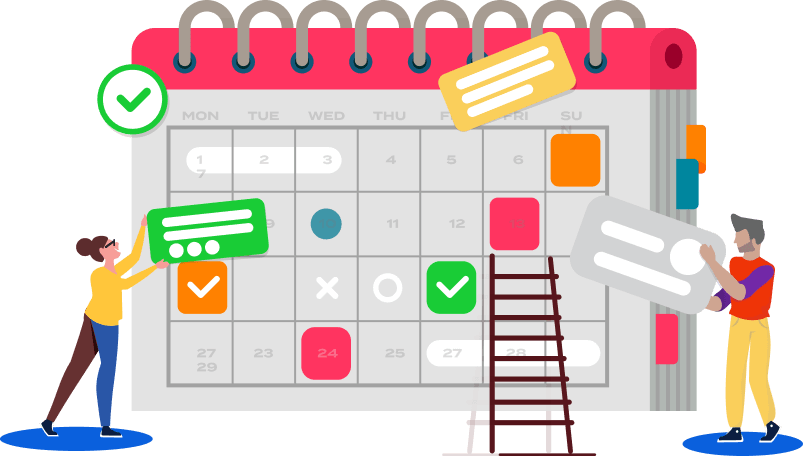 work schedules header banner